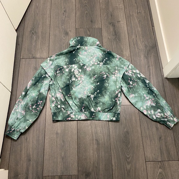 Sweaty Betty Anytime Floral Zip Up Jacket Size 6 - Picture 8 of 13